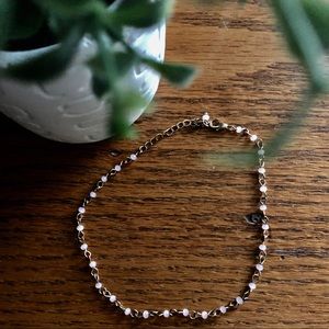 Gold anklet